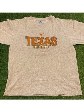 Texas Longhorns shirt mens extra large gray spell out football unisex adult 5